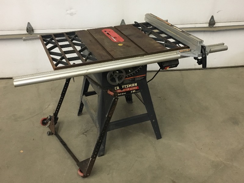 lot 39 image: Craftsman Contractor Series 3HP 10...