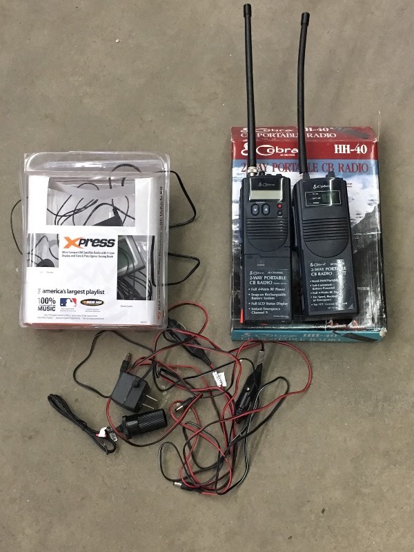 lot 56 image: Lot Of 2-Way Radios & XM Satellite ...