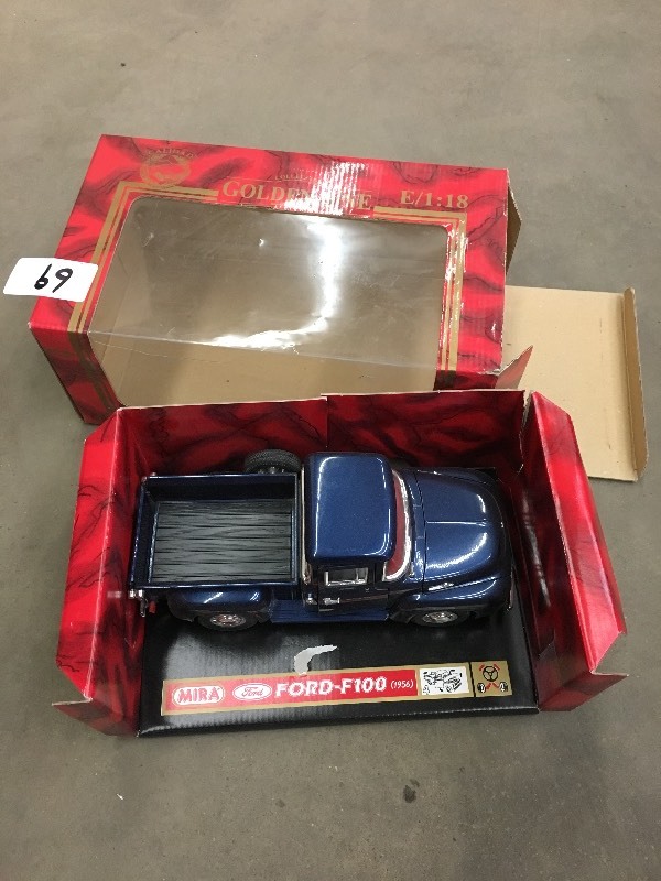 lot 69 image: 1956 Ford F100 Die-Cast Truck With ...
