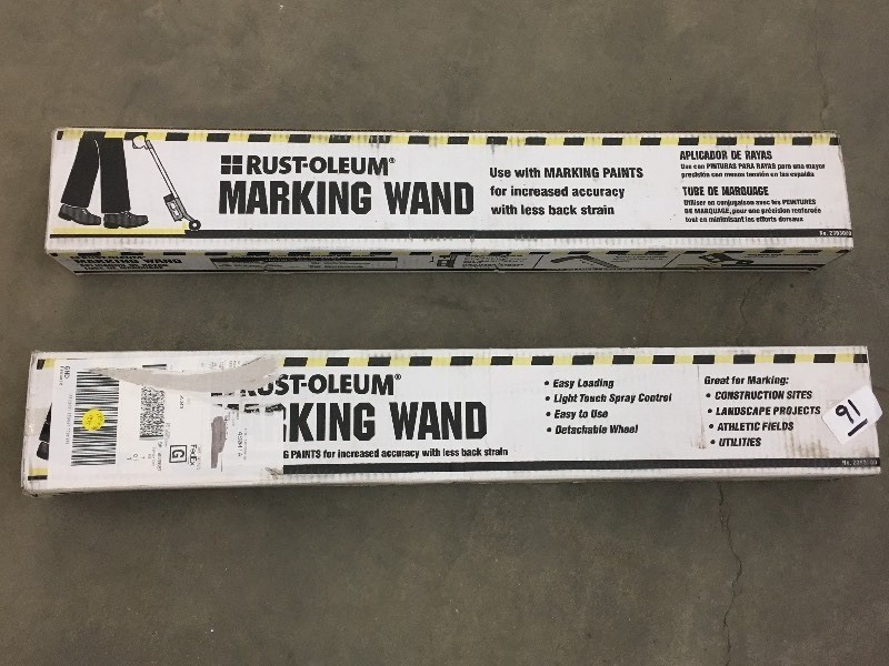 lot 91 image: (2) Rustoleum Marking Wands ...