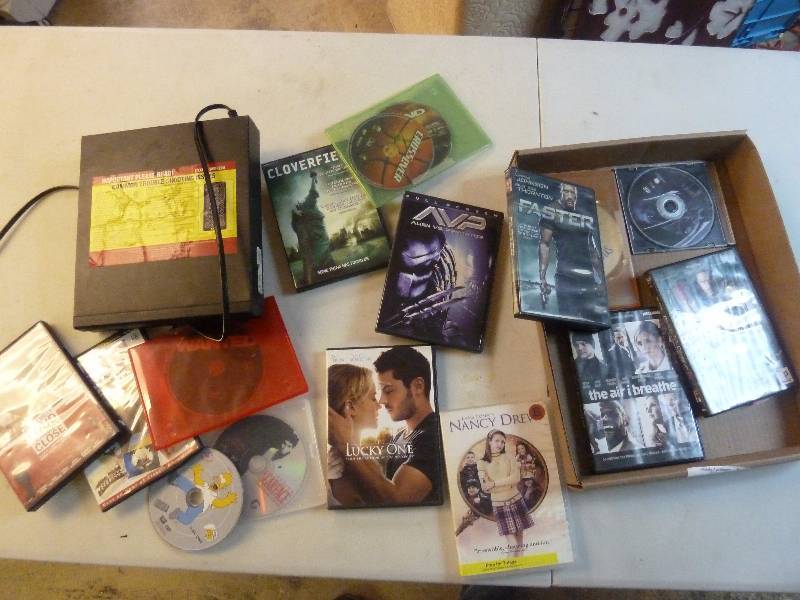 lot 149 image: dvd player and movies