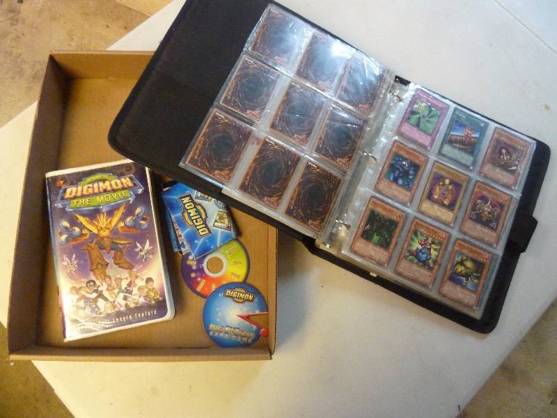 lot 160 image: pokemon yugi-o digimon lot