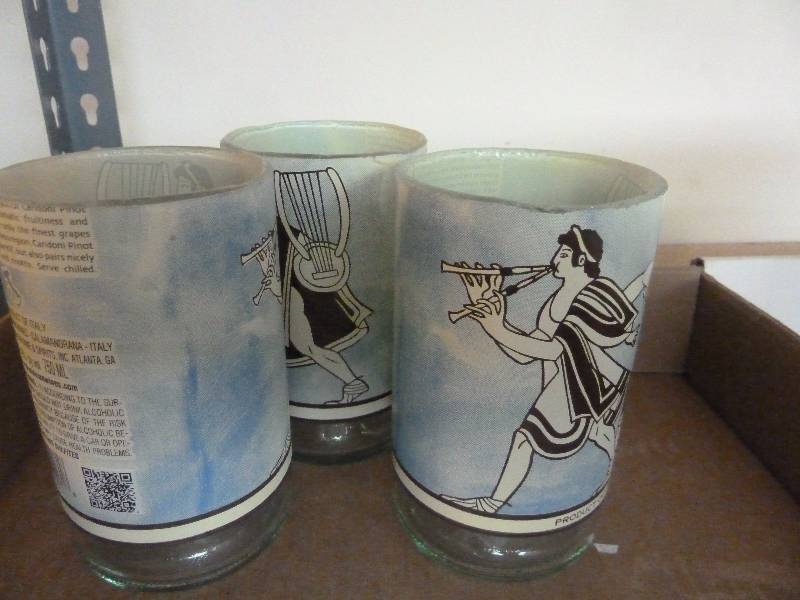 lot 173 image: Wine Bottle Glasses