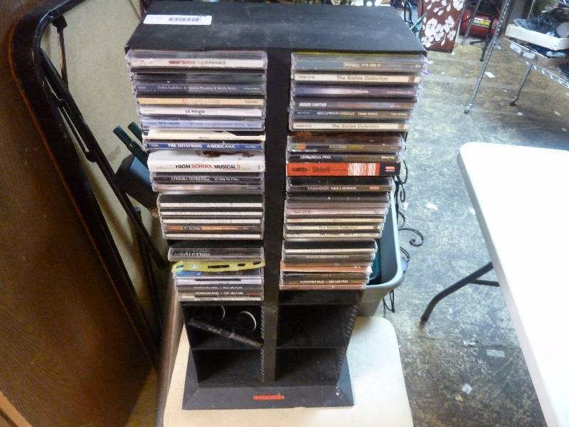 lot 209 image: CD Holder with CDs