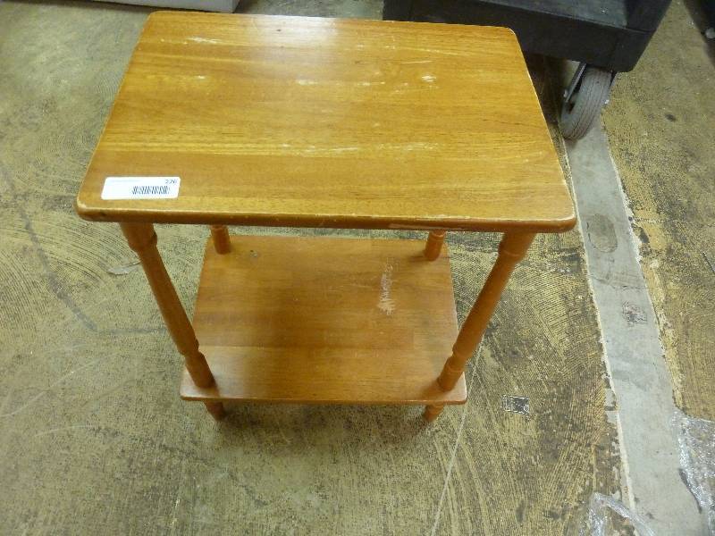 lot 226 image: Wood Side Table