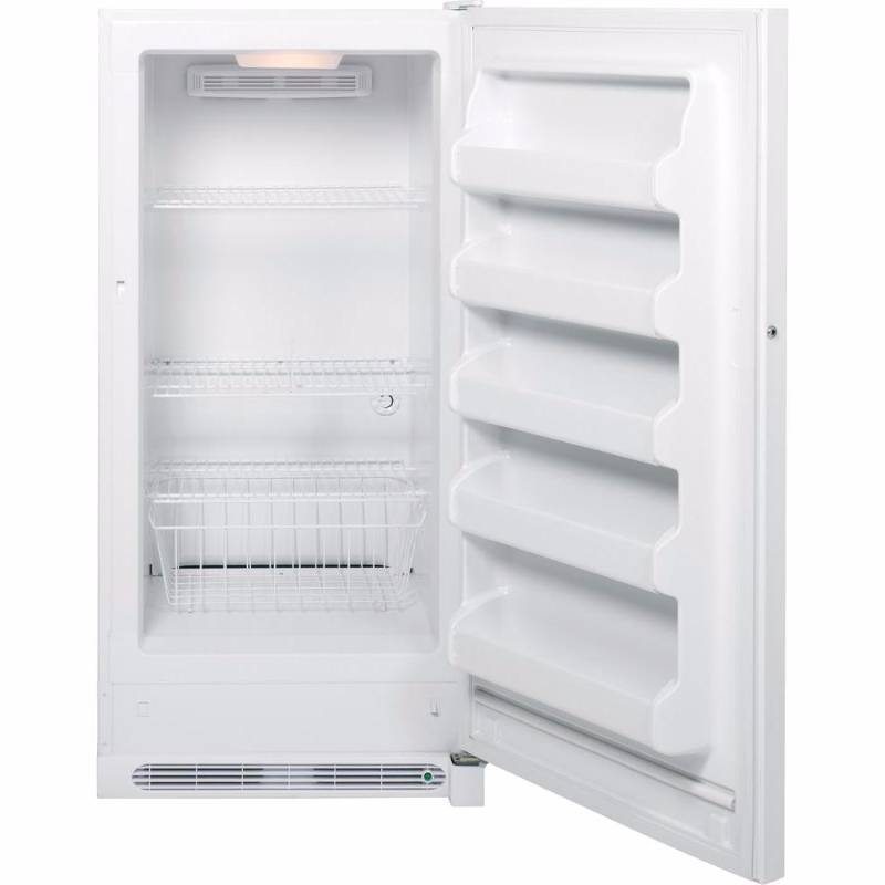 Brand New- GE Model (FUF14DHRWW) 13.8 cu. ft. Frost Free Upright Freezer in White