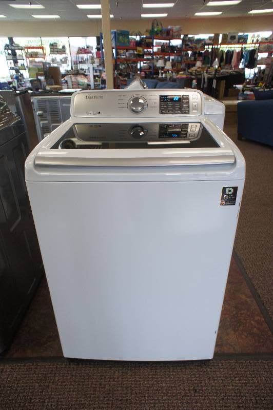 Samsung WA45H7000AW Top-Loading Washer - 4.5 cu ft - White Color - Tested Works - MSRP $ 1199.99