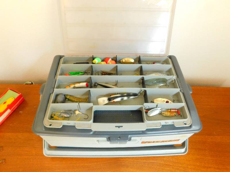 lot 26 image: Tackle Box filled with Lures