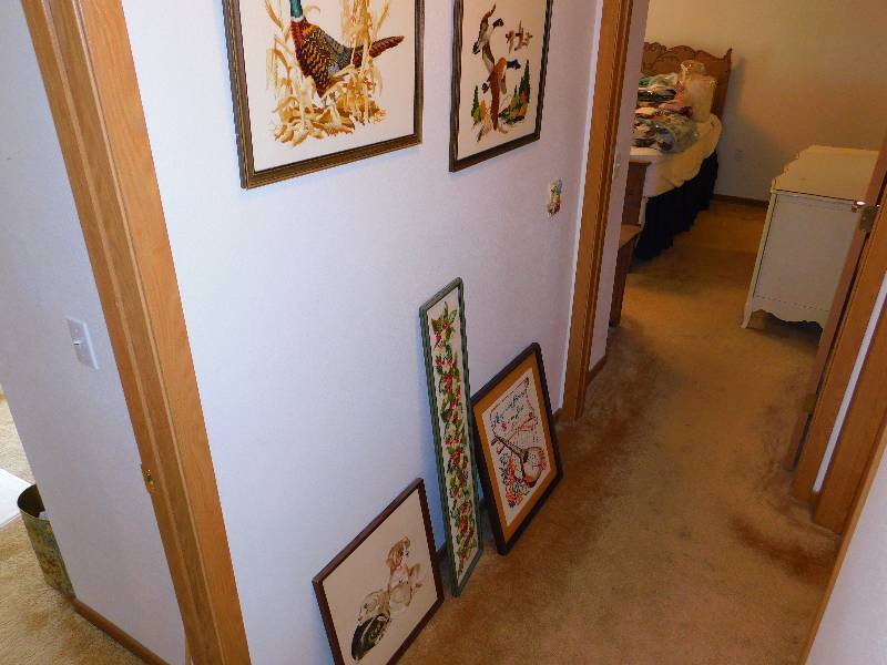 lot 36 image: Lot of Framed Needlepoints