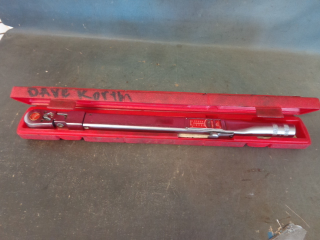 lot 22 image: Snap-On Click Type Torque Wrench
