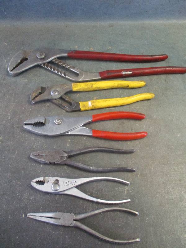 lot 140 image: Channel Locks and Pliers