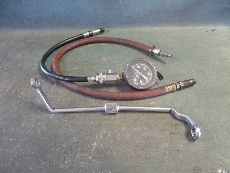lot 155 image: Pressure Gage and Distributer Wrench