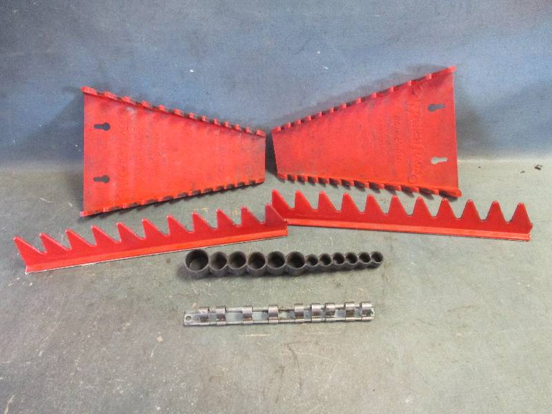 lot 156 image: Socket and Wrench Holders