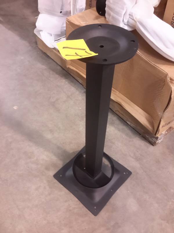 12, Steel table Bases as shown