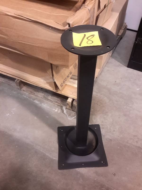 11, Steel table Bases as shown
