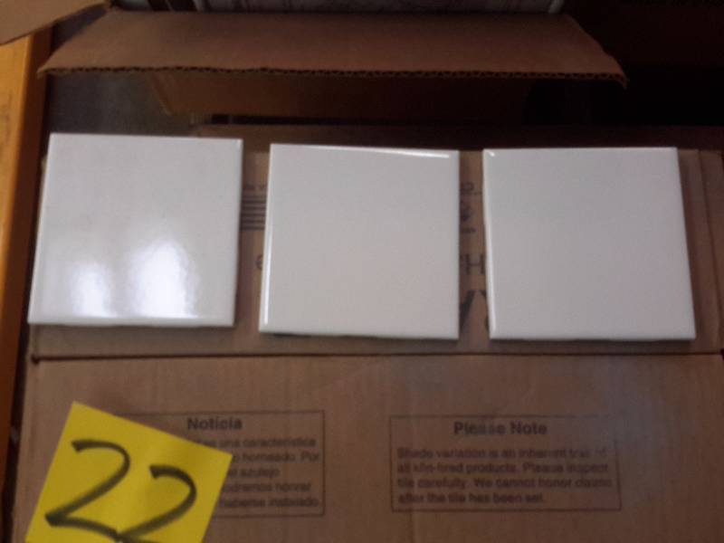 6 Boxes of Tile.. 4 12 in x 4 12 in