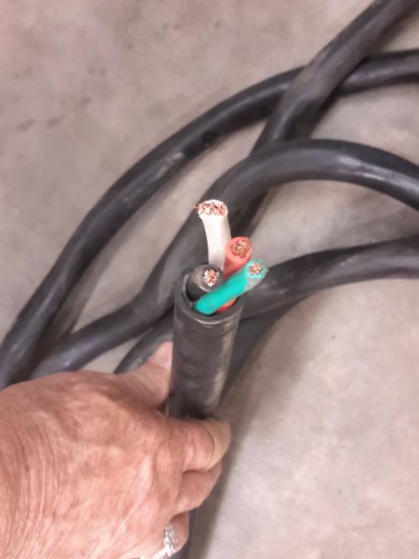 Approx 30 ft, 50 amp electric cord