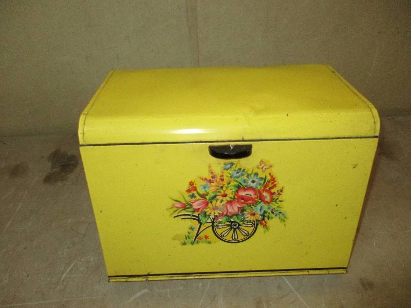 vintage bread box