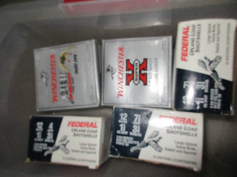 5 boxes of 12 gauge shot gun shells