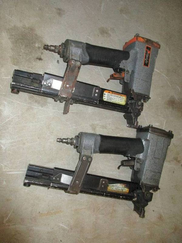 2 Paslode air staple guns