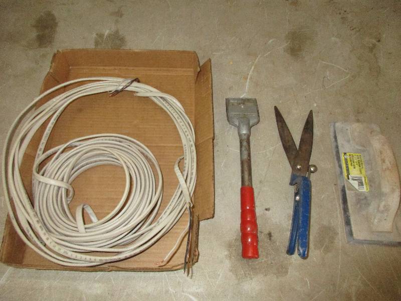 wire and tools