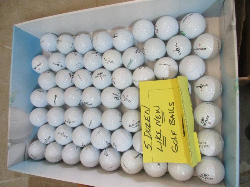 5 dozen like new golf balls