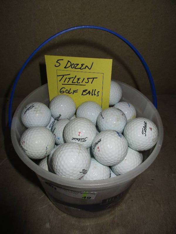 5 dozen titlist golf balls