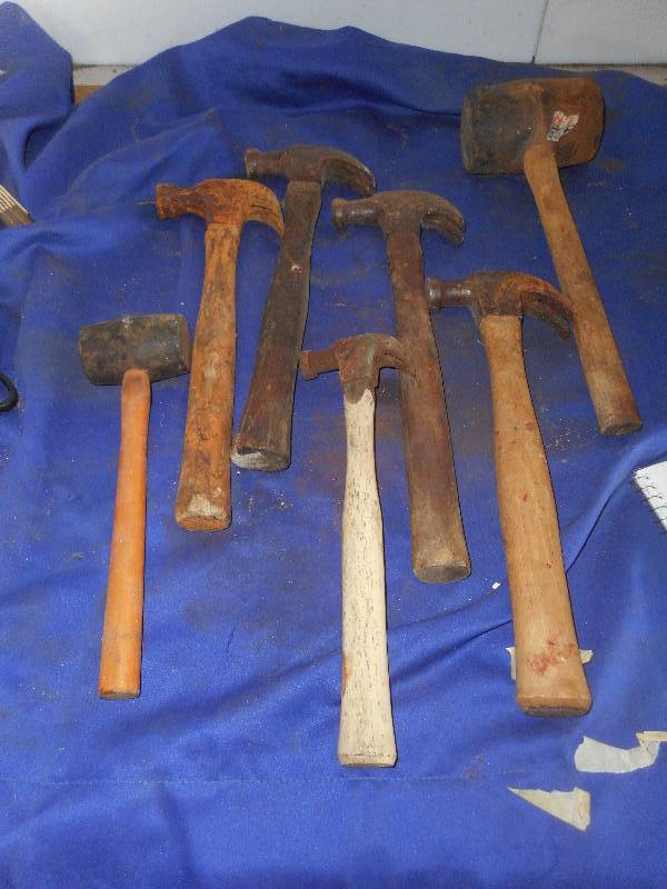 lot 16 image: HAMMERS AND MALLETS