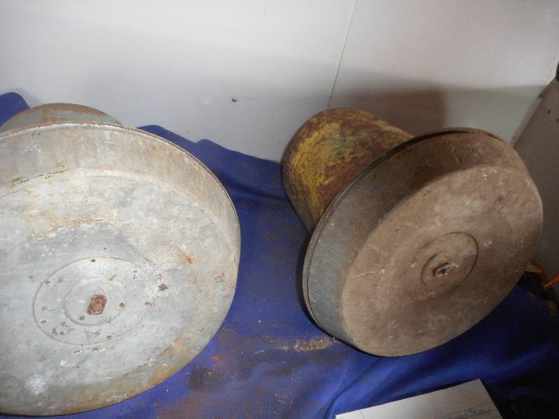 lot 19 image: 2 VINTAGE CHICKEN FEEDERS