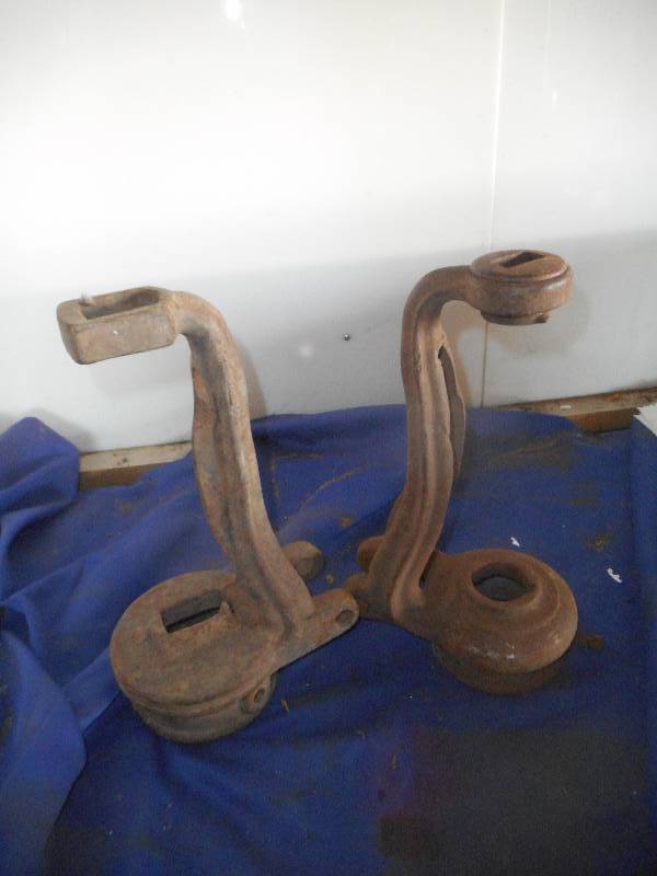 lot 103 image: 2 ANTIQUE HYDRANT TOPS