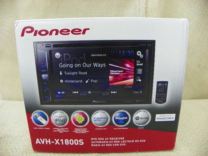 lot 294 image: Pioneer 6.2 Double-din In-das Black
