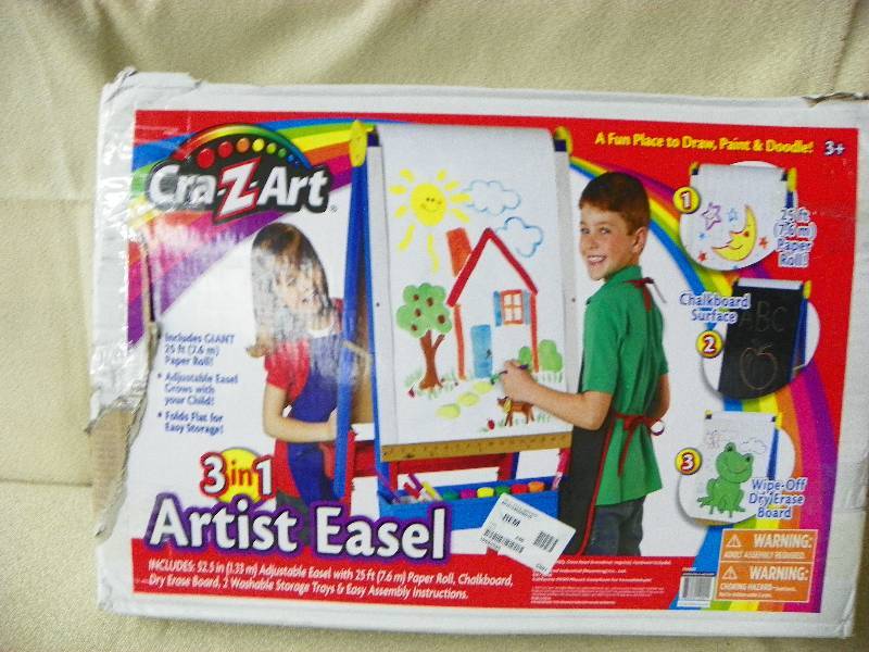 lot 595 image: Cra-Z-Art 3 in 1 Artist Easel