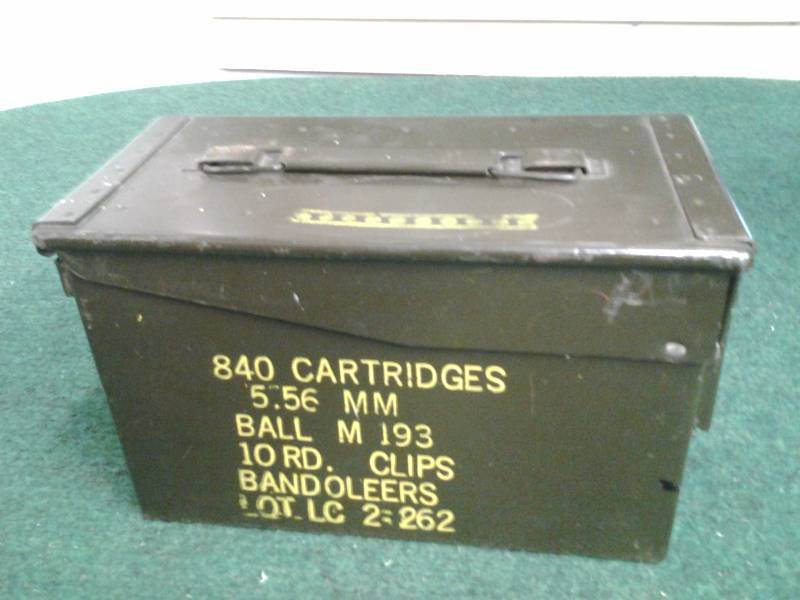 lot 5 image: 5.56 Ammo Box