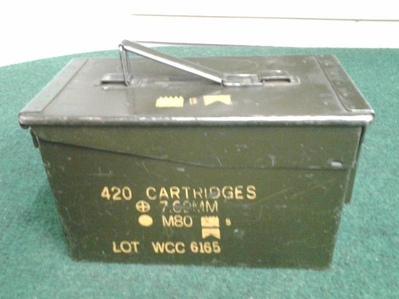 lot 6 image: 7.62 Ammo Box