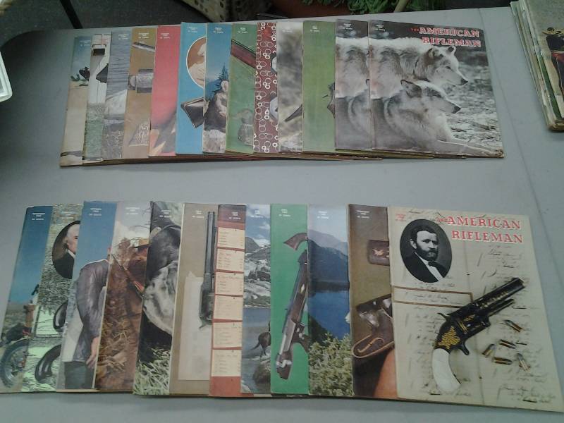 lot 9 image: Vintage American Rifleman Magazines 1968 & 1969 (25)