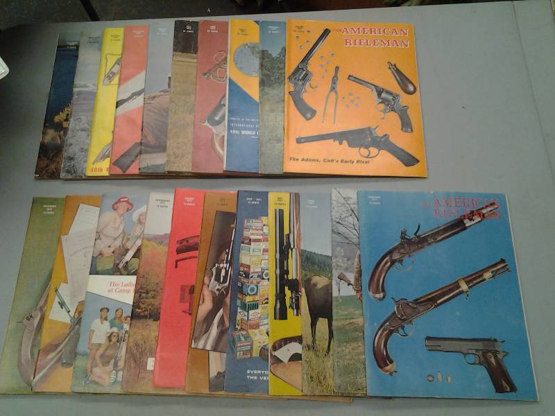 lot 10 image: Vintage American Rifleman Magazines 1970 & 1971 (21)