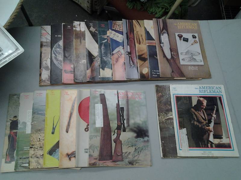lot 11 image: Vintage American Rifleman Magazines 1972, 1973 & 1974 (20)