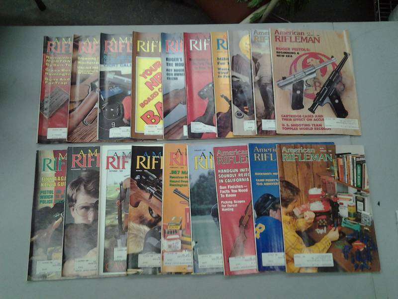lot 13 image: Vintage American Rifleman Magazines 1982, 1983 & 1984 (19)