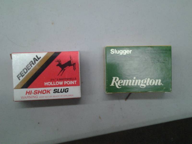 lot 22 image: 2 Boxes Of Federal 20 Ga. 2 34 Inch Rifled Slugs