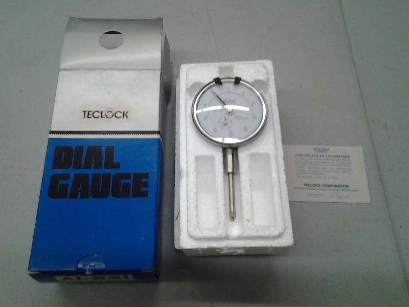 lot 37 image: Teclock Calibration Dial Indicator Model A1-921 .001 Inch Thru 1.0 Inch