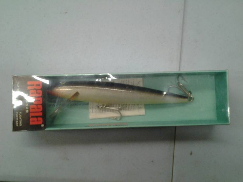 lot 51 image: Vintage Rapala 18 S-Mag Hopia Silver Argent