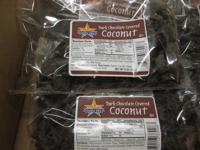 lot 46 image: 2 Boxes of 12-6 oz bags each Dark C...