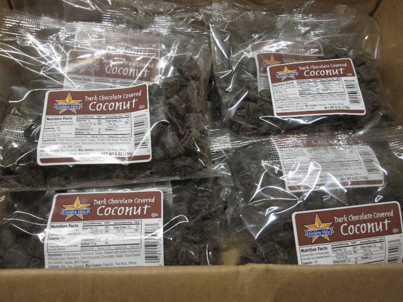 lot 51 image: 2 Boxes of 12-6 oz bags each Dark C...
