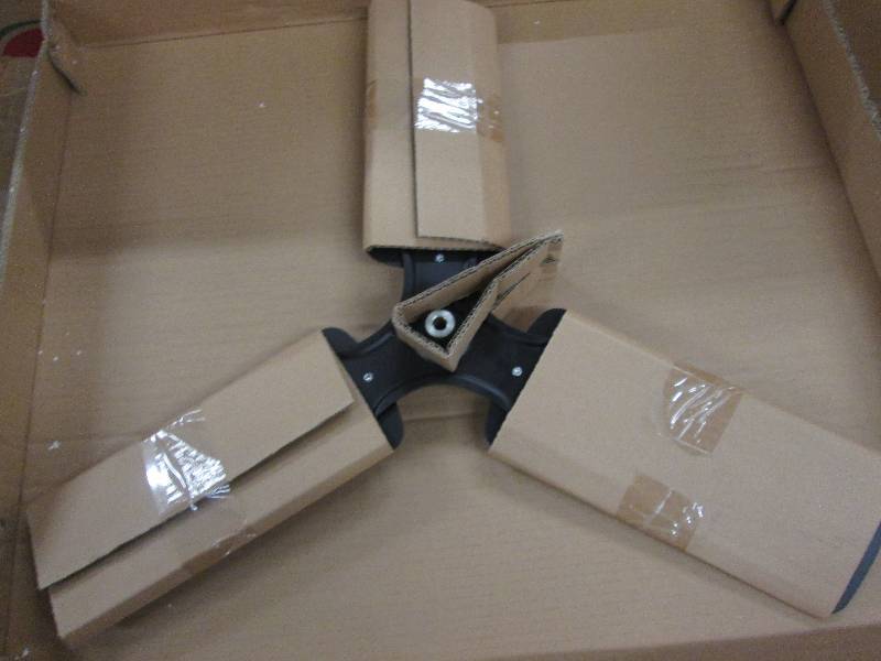 lot 73 image: Lot of 3 Black Fan Blades each has...