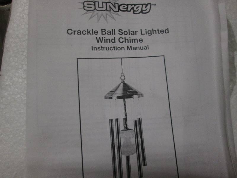 lot 81 image: Sunergy Crackle Ball Solar Lighted ...