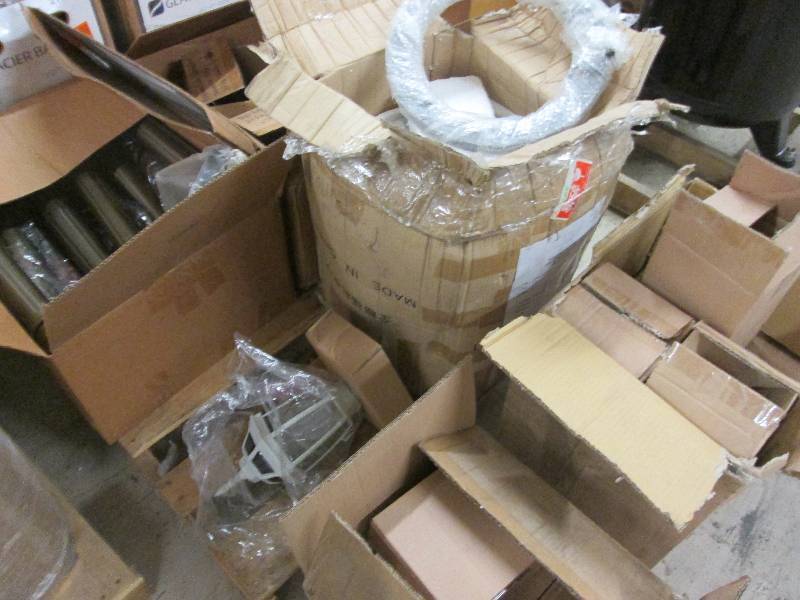 lot 204 image: Pallets of Solar Lamp Bases, Lamp B...