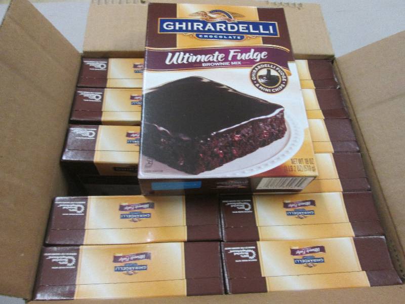 lot 211 image: Case of 12 Ghiradelli Ultimate Brow...