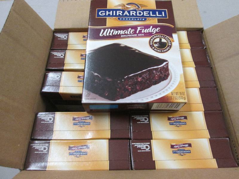 lot 212 image: Case of 12 Ghiradelli Ultimate Brow...