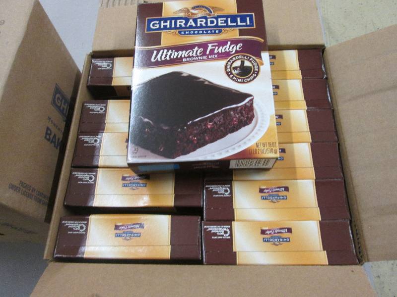 lot 215 image: Case of 12 Ghiradelli Ultimate Brow...
