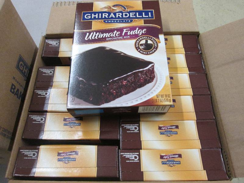 lot 219 image: Case of 12 Ghiradelli Ultimate Brow...